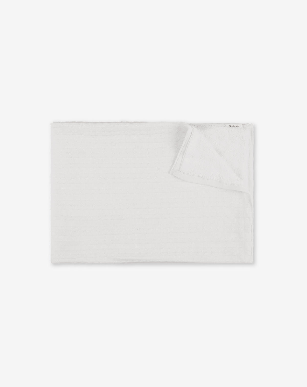 Double Sided Blanket With Embroidery & Fake Fur S