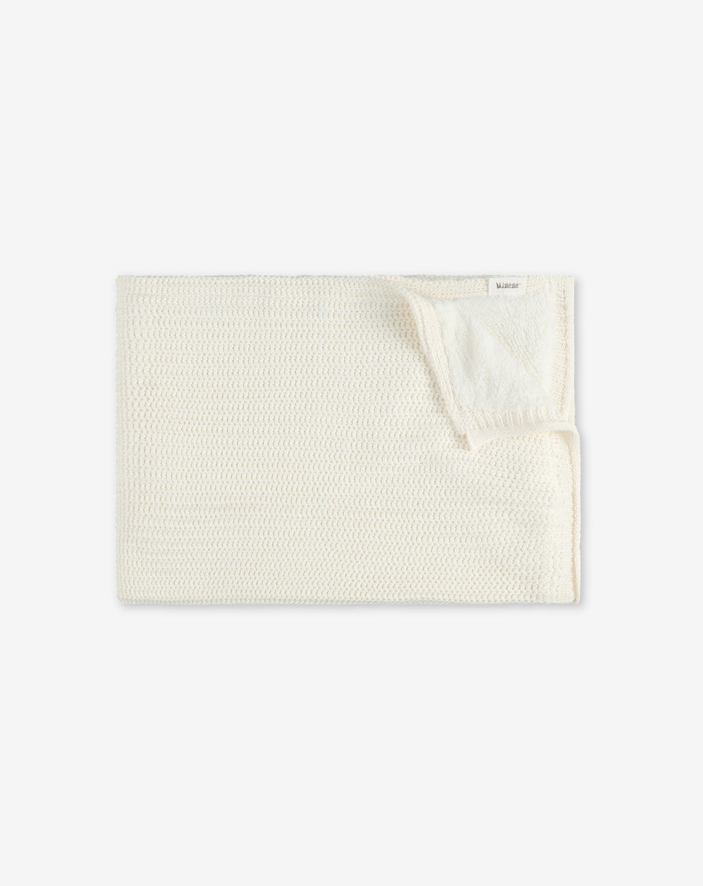 Double Sided RIB Blanket Knit & Fake Fur S