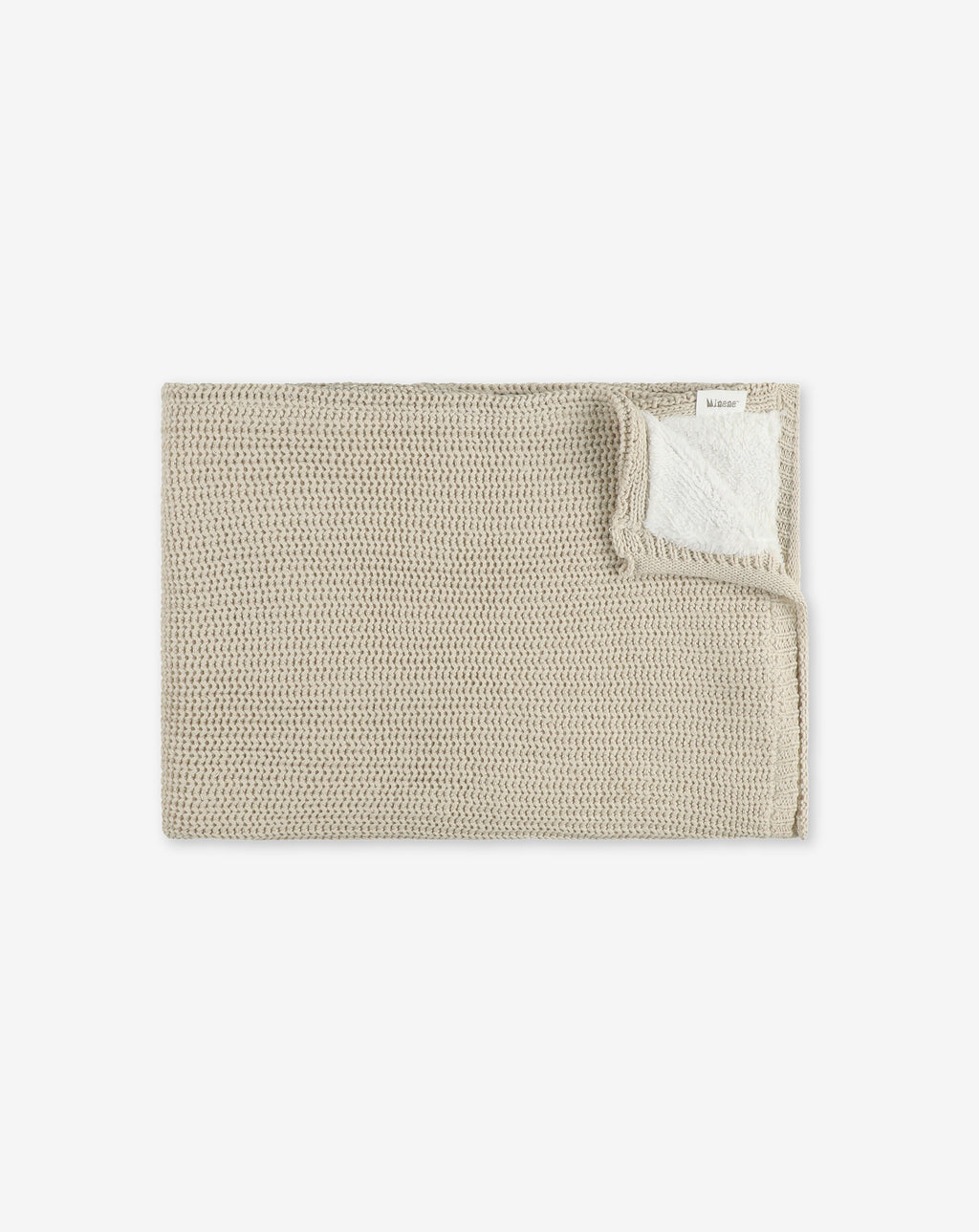 Double Sided RIB Blanket Knit & Fake Fur S