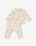 Wrapped Around Top & Pants Set O