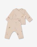 Wrapped Around Top & Pants Set O