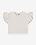 Shirt With Embroidered Lace Sleeves H22