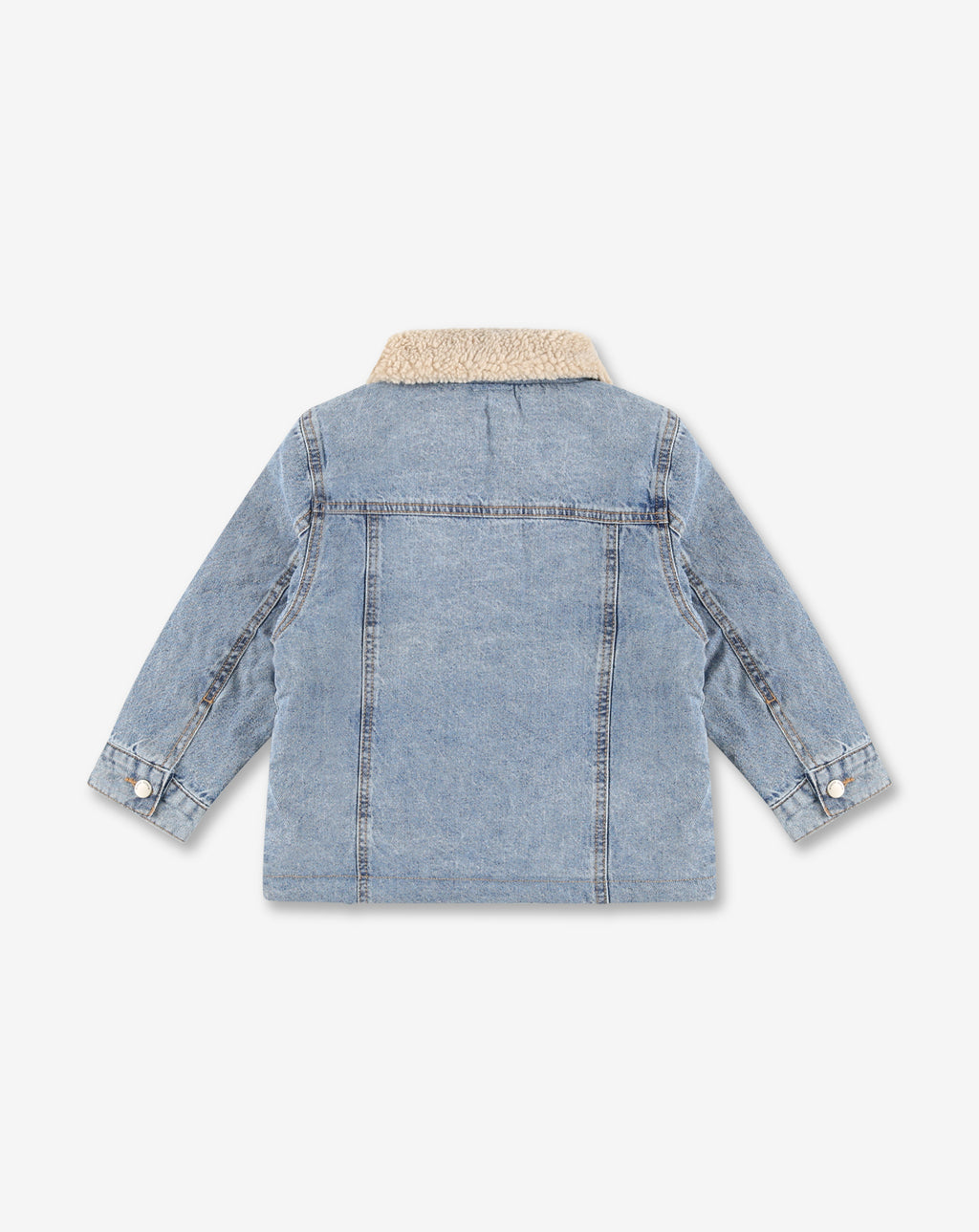 ファー付きデニムジャケット J10
