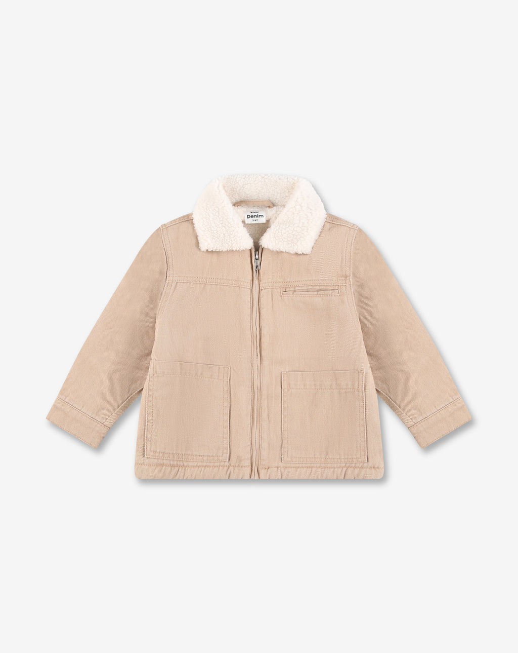 ファー付きデニムジャケット J10