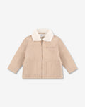 ファー付きデニムジャケット J10
