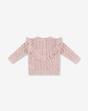 Girls Sweater With Ruffles S5