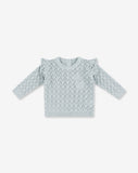 Sweater With Ruffles S12