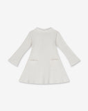 Rib Dress With Flare Sleeves A13