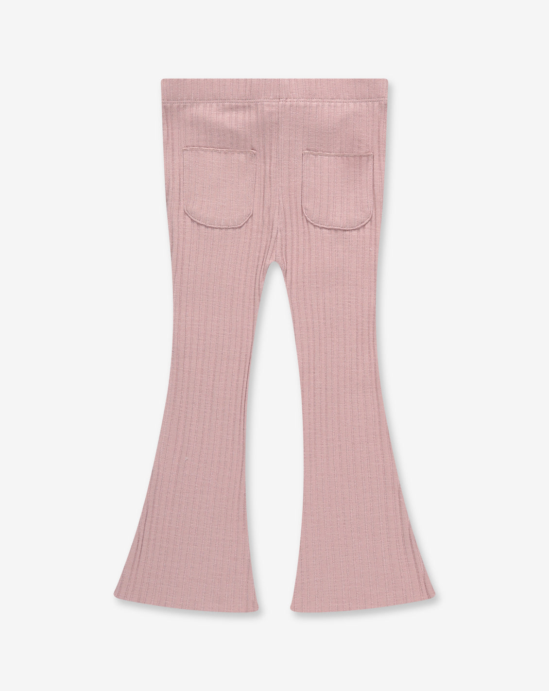 リブフレアパンツ ポケット付き A19 