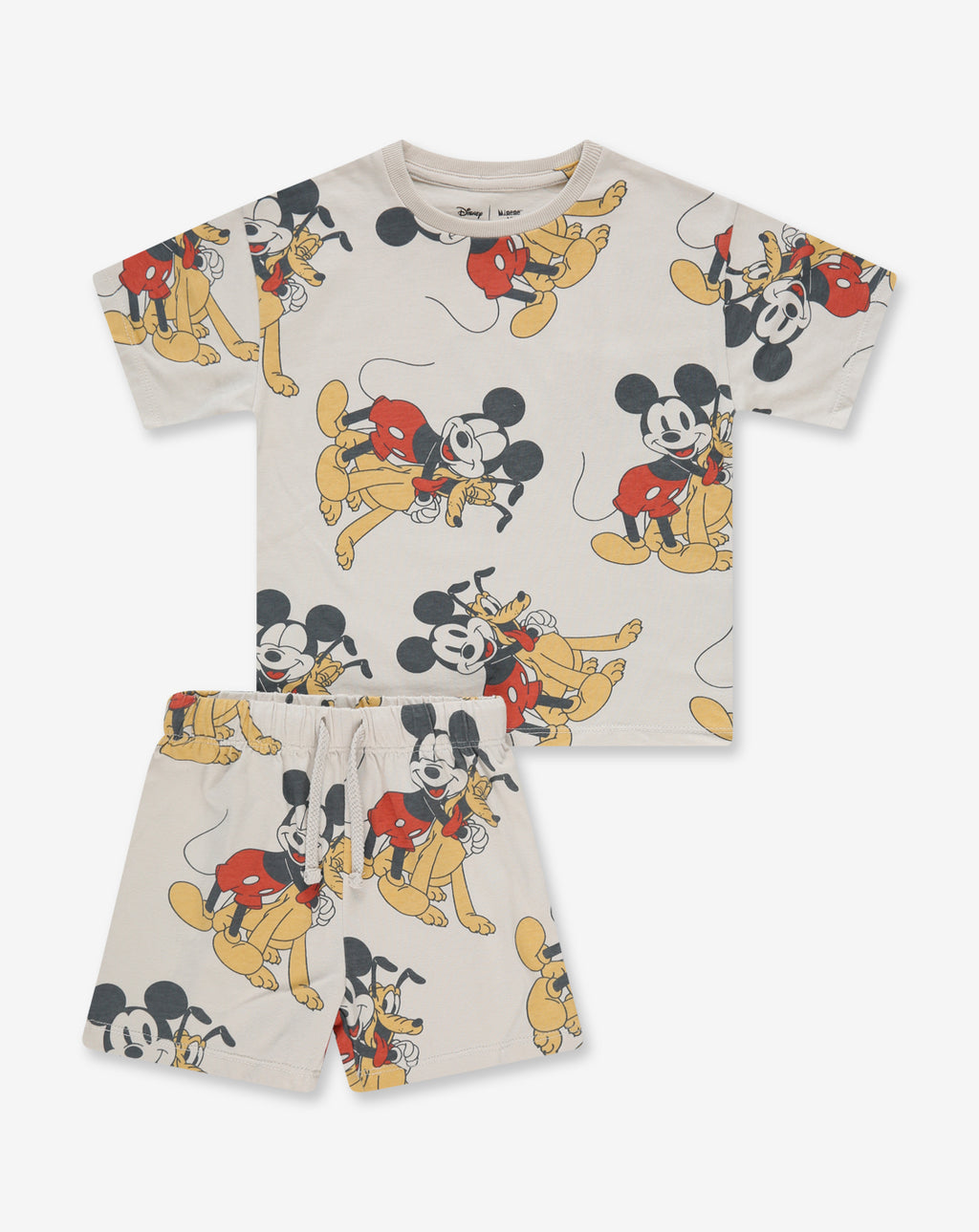 男の子用ディズニーシャツ＆ショートパンツセット PJ3