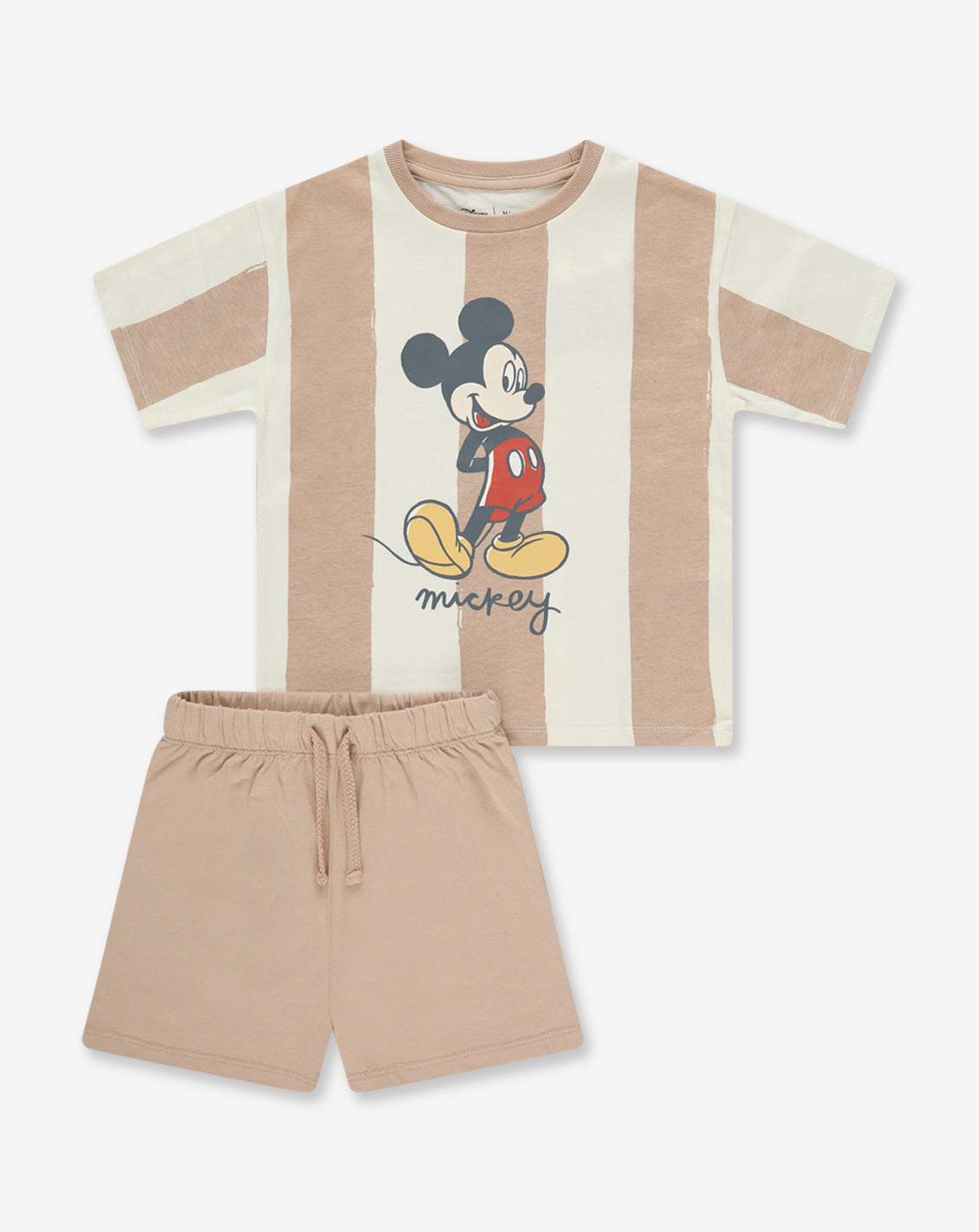 男の子用ディズニーシャツ＆ショートパンツセット PJ3
