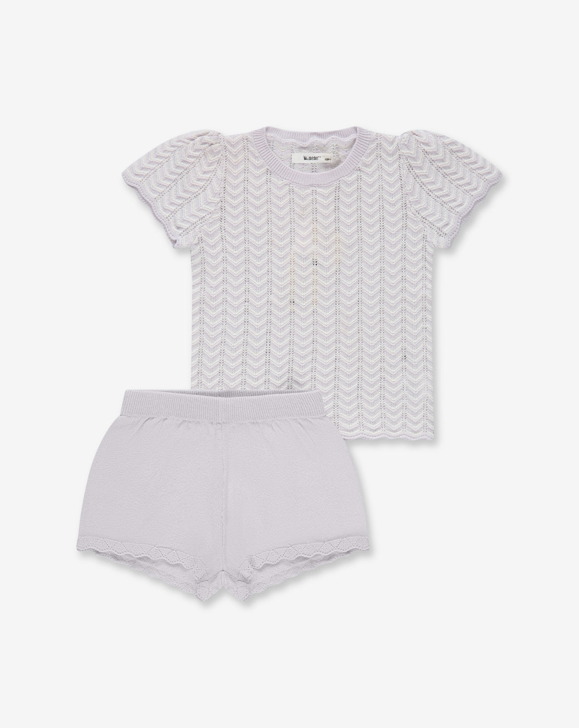 ニットトップス＆ショートパンツ CR8