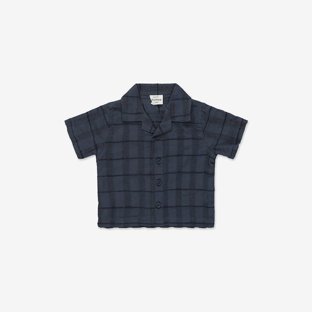 Short Sleeve Button-Down Shirt WB
