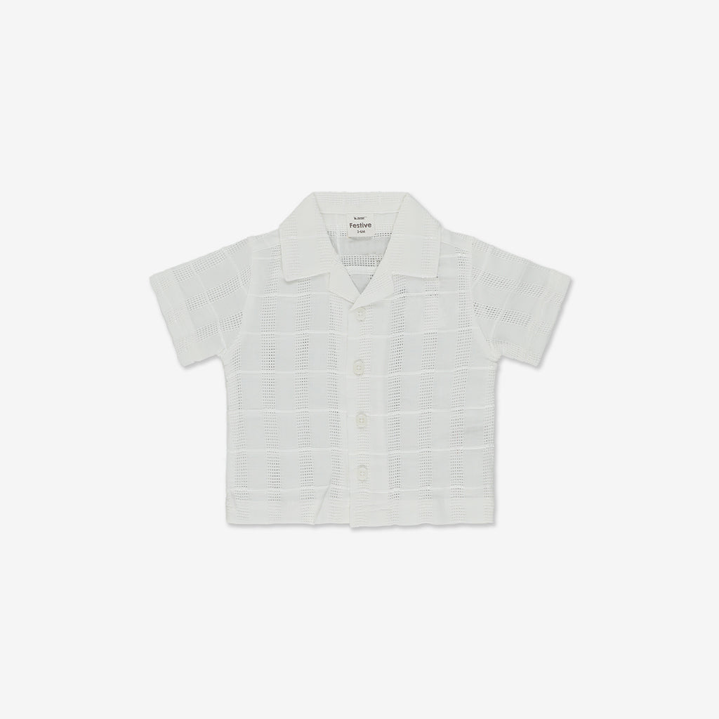 Short Sleeve Button-Down Shirt WB