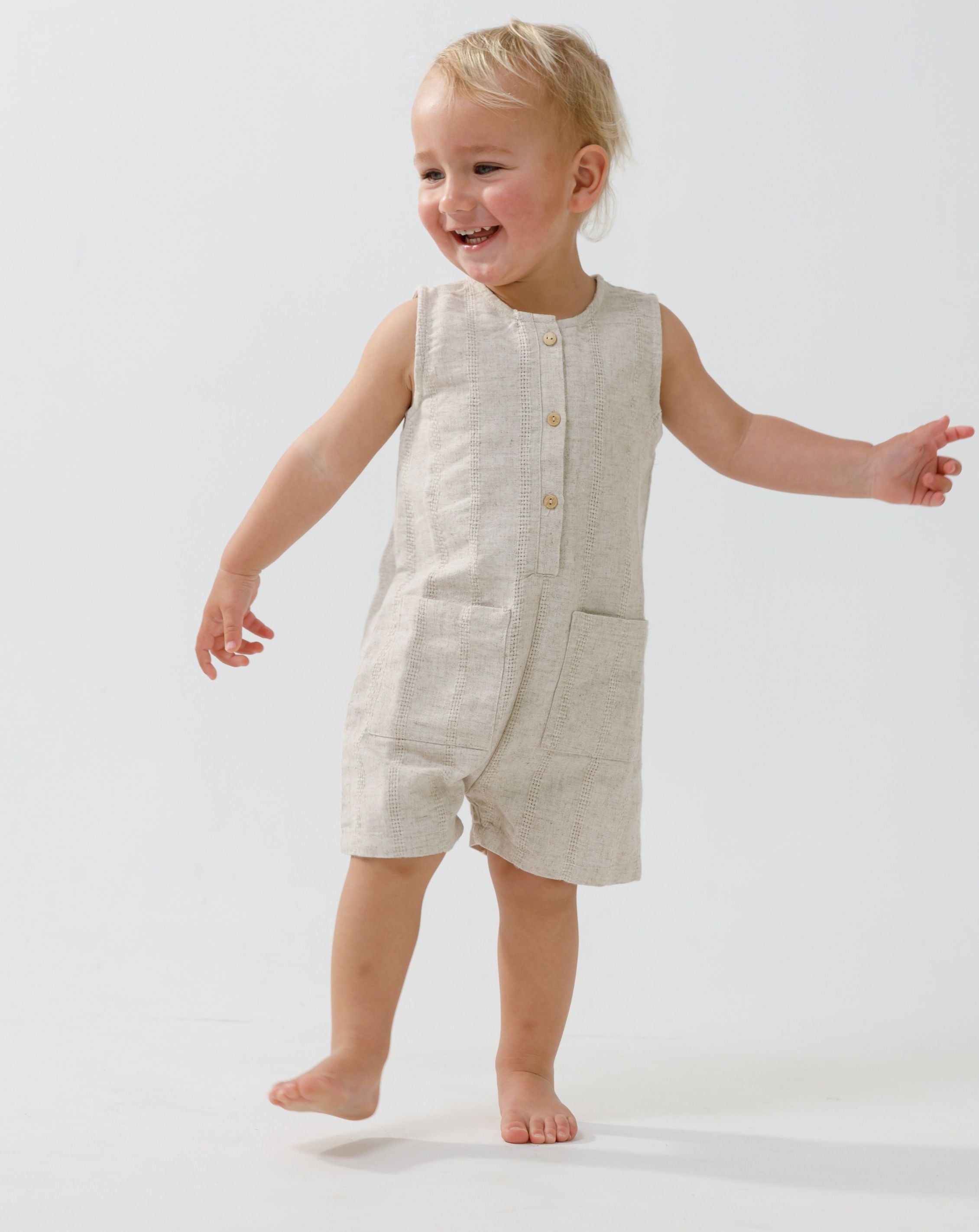 Short Overall with Placket WB
