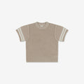Oversize Crochet T-Shirt with Stripes CR