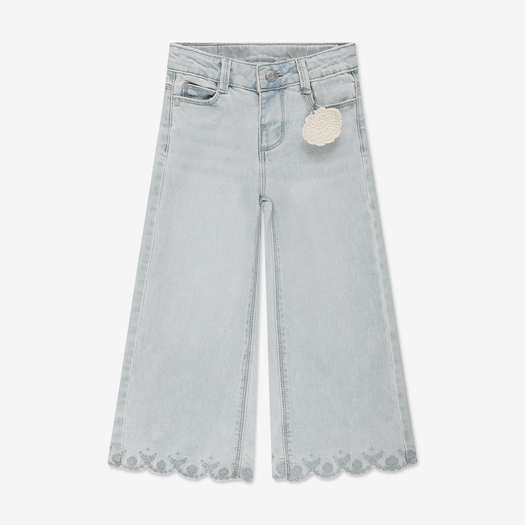 Long Wide Leg Jeans Pants J
