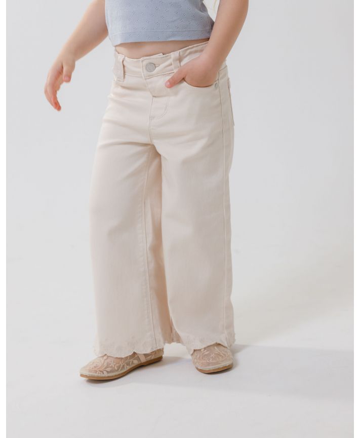 Long Wide Leg Jeans Pants J
