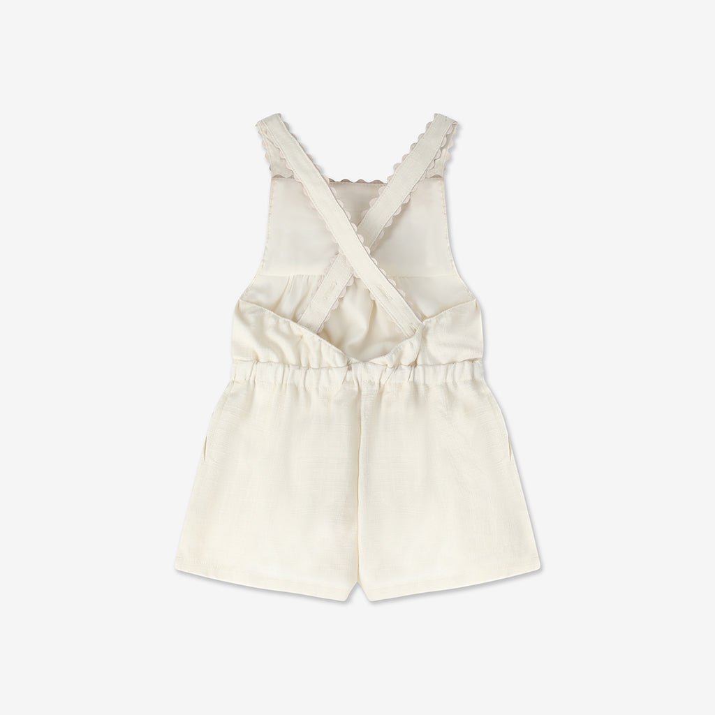 Flared Sleeve Woven Overall H