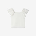 Frilled Sleeve Tee H