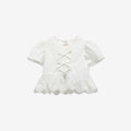 Peplum & Bows Woven Shirt H