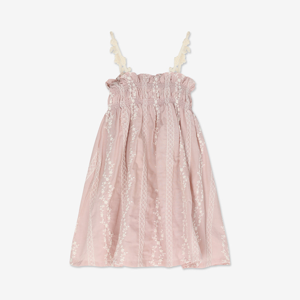 Strappy Embroidered Dress H