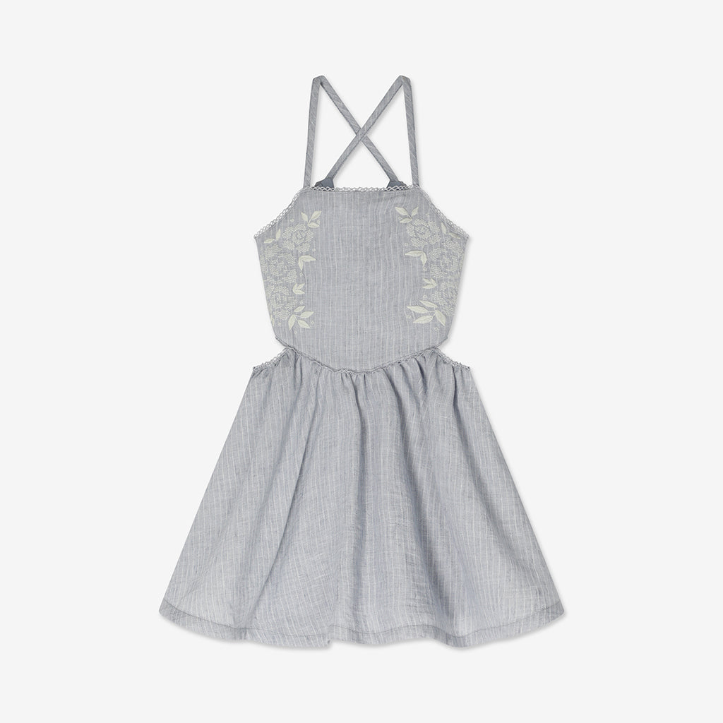 Side Cut -Out Strappy Dress H