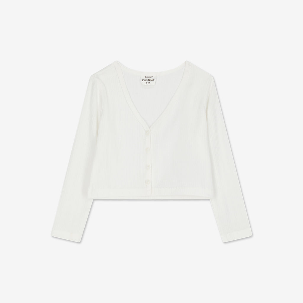 Pointelle Cardigan H
