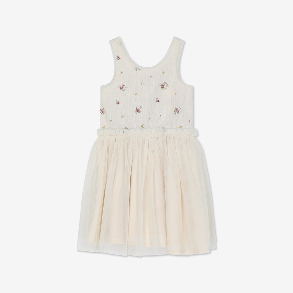 Sleeveless Tulle Dress H