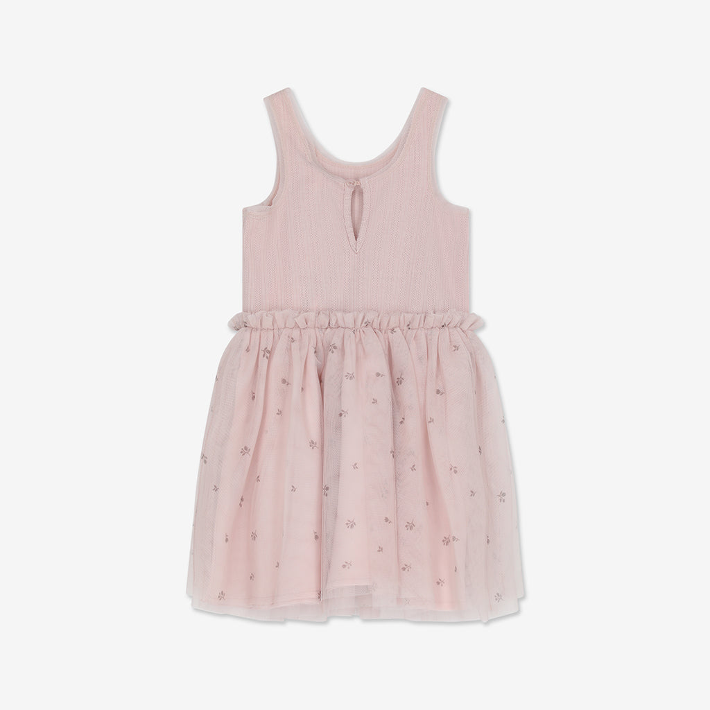 Sleeveless Tulle Dress H