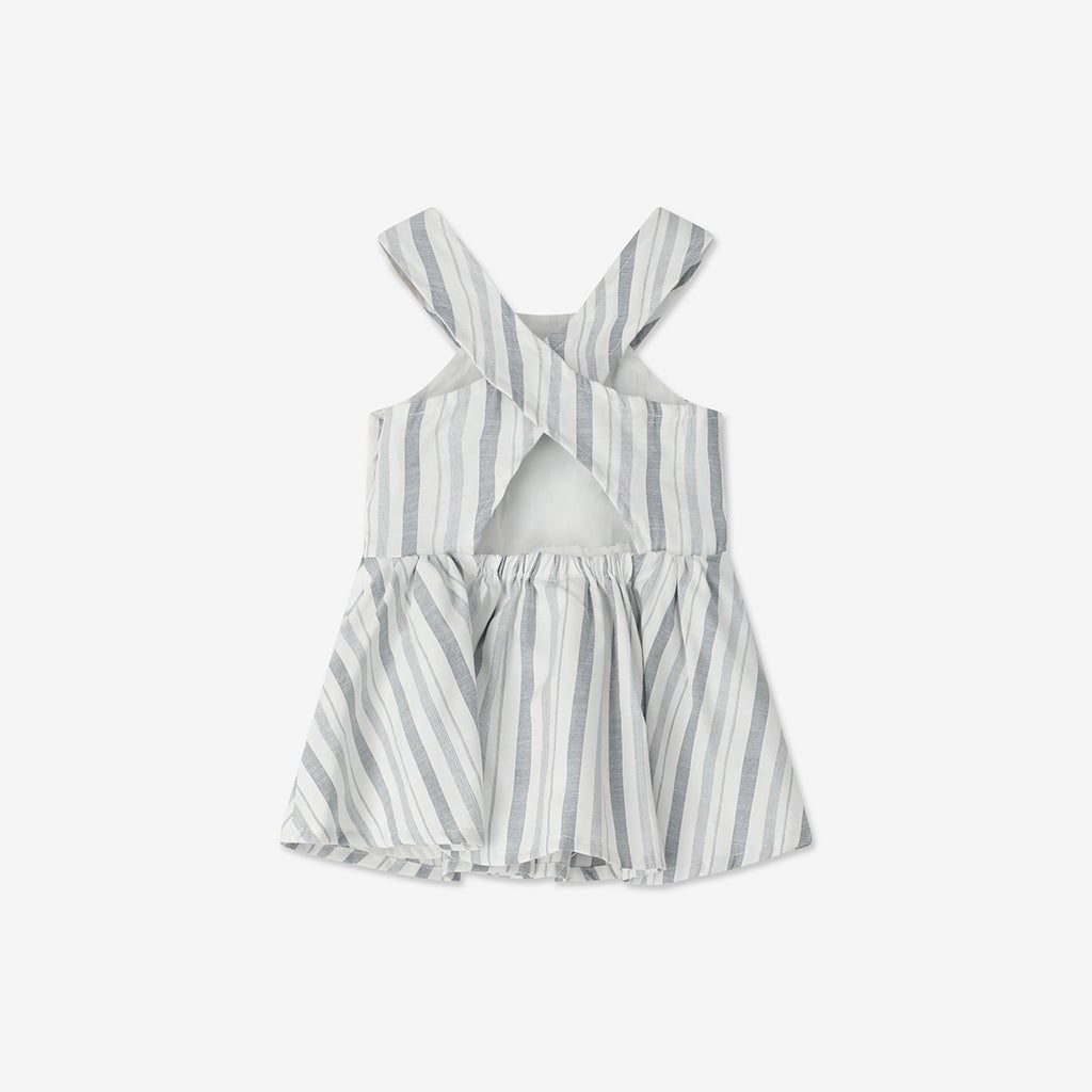 Cross Back Dress & Bloomers Set H