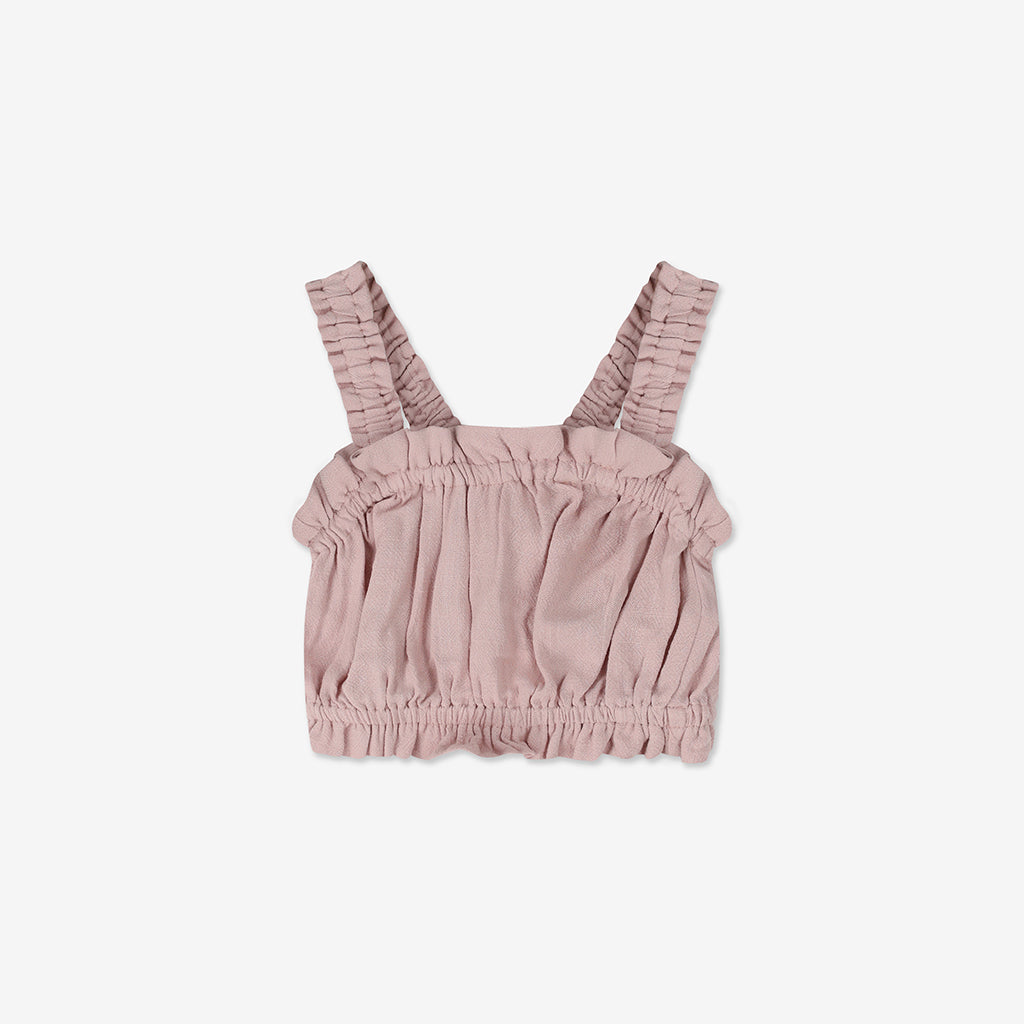 Cropped Woven Tank Top H
