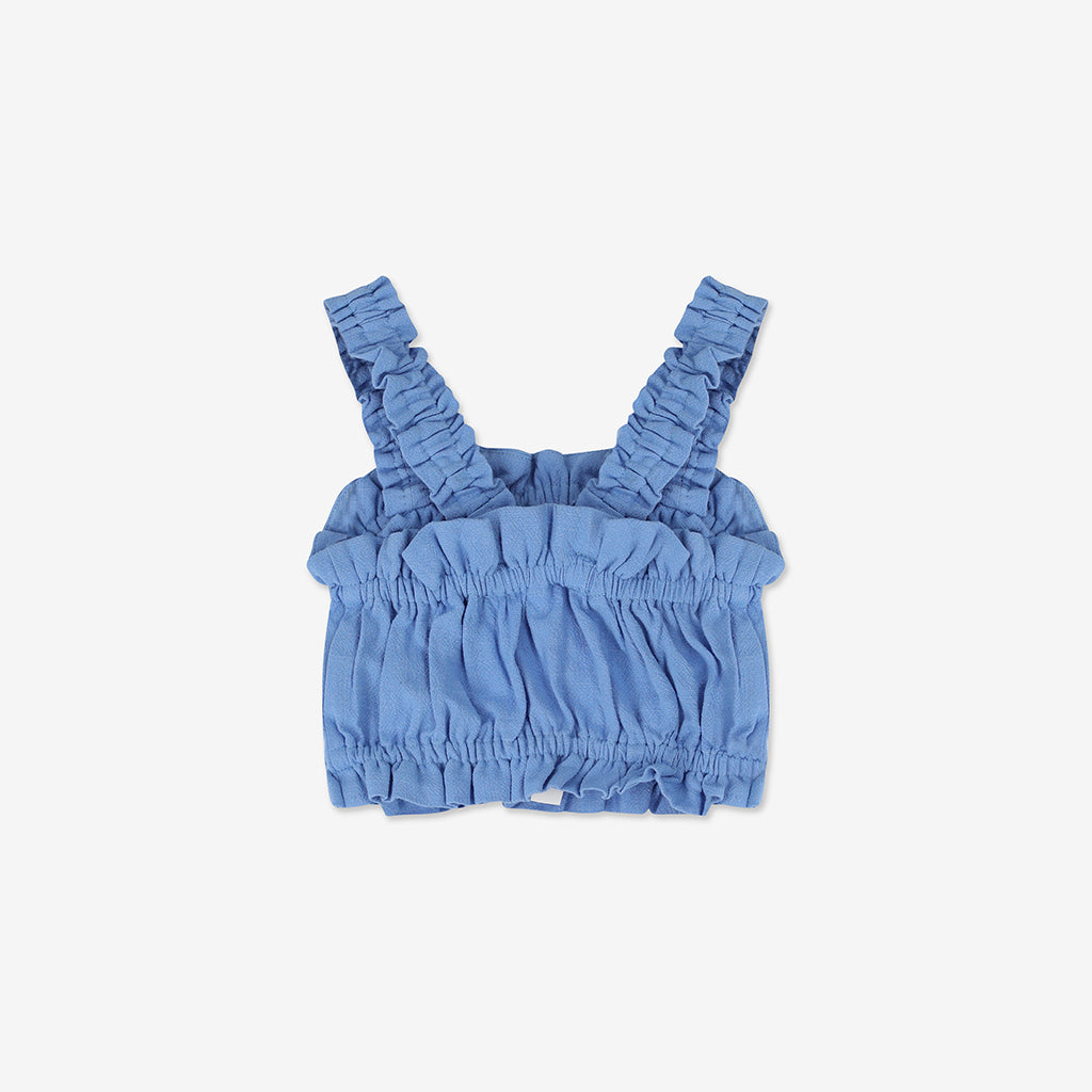 Cropped Woven Tank Top H