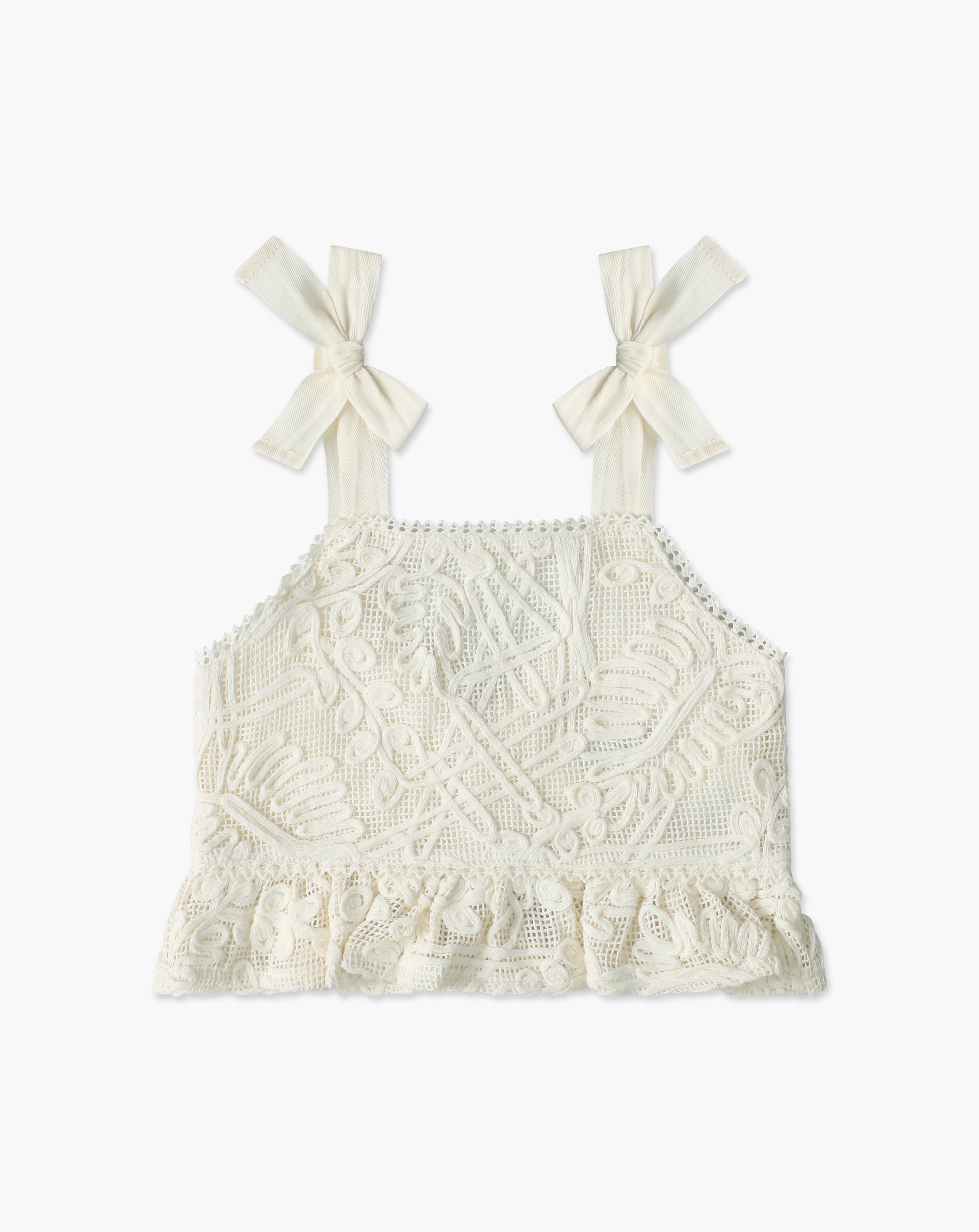 Peplum Textural Tank Top H