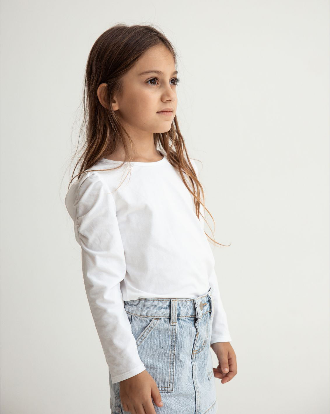 Puffed Sleeves Shirt A15