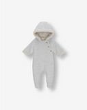 Quilted Jersey Hooded Overall With Sherpa Y2
