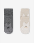 滑り止め付きテリーフーティーソックス2足組 SOCKS4 