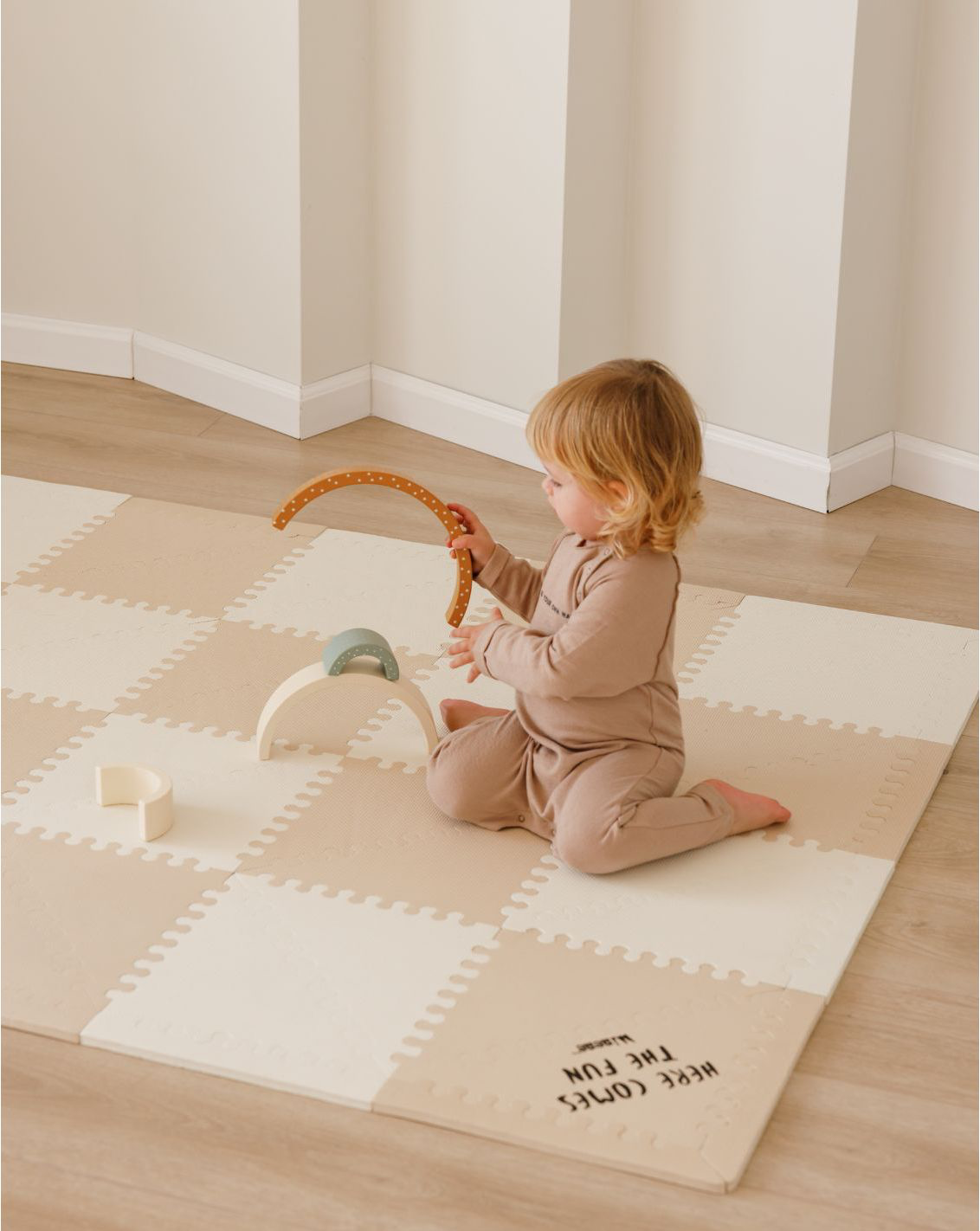 Triangles Puzzle Mat