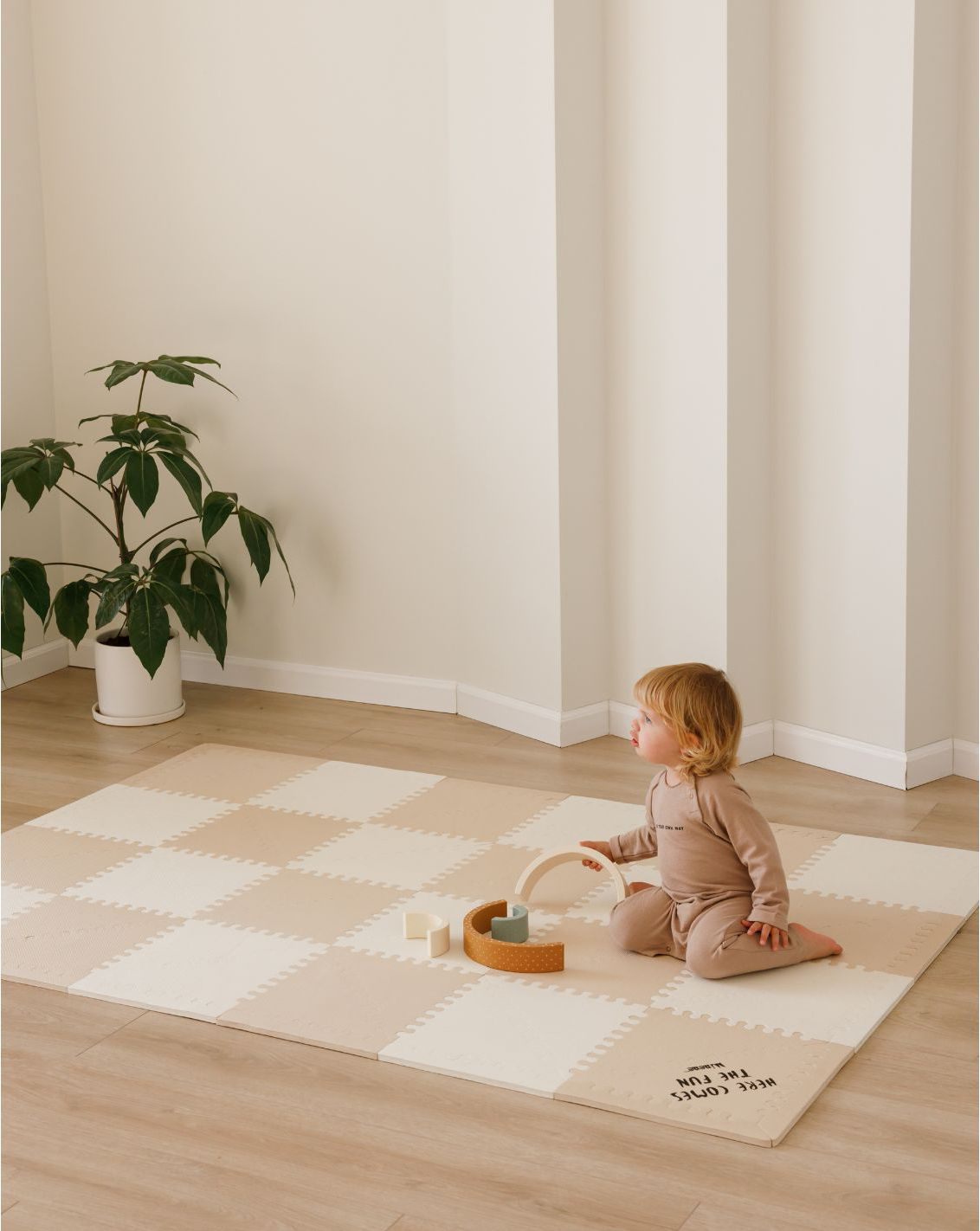 Triangles Puzzle Mat