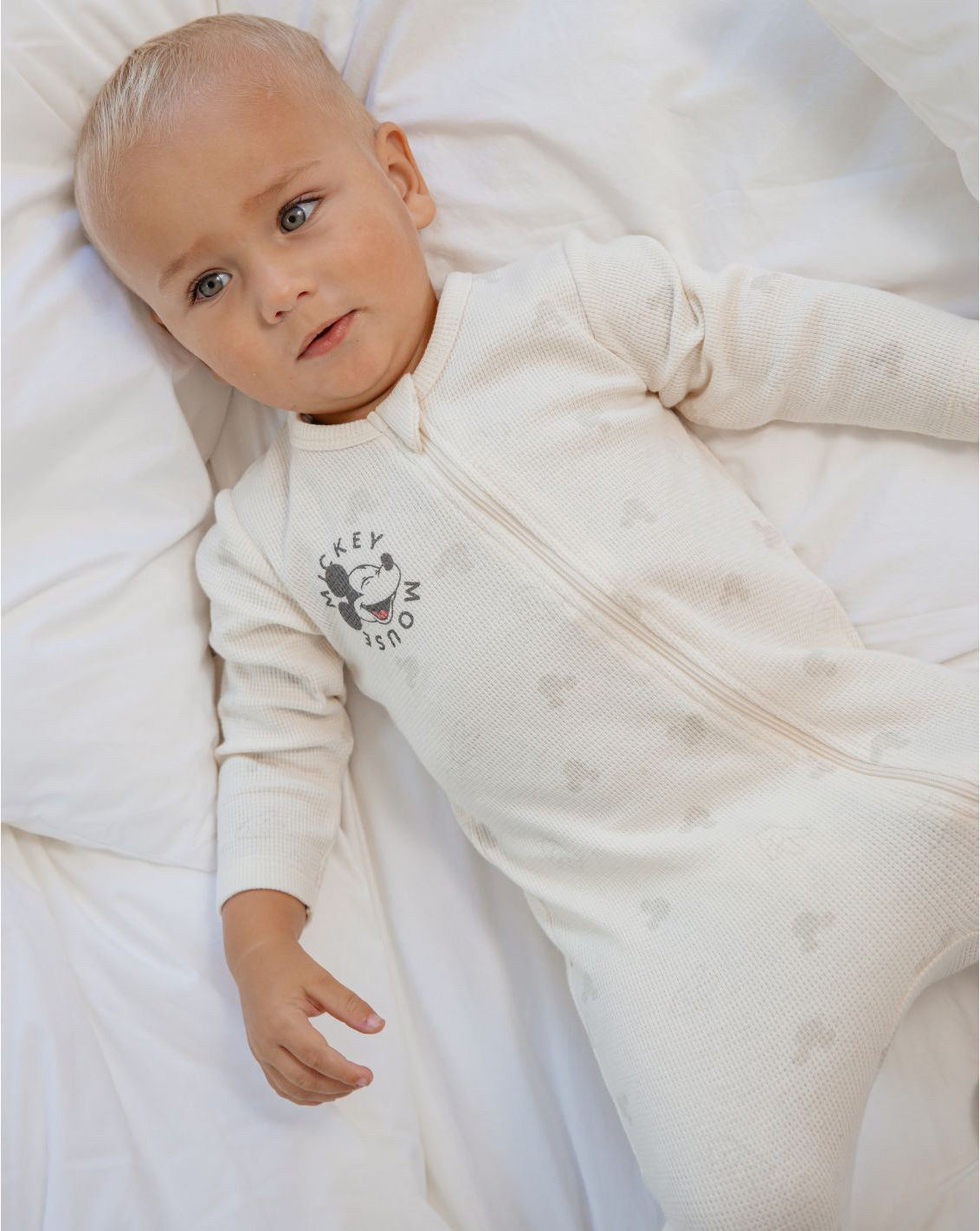 Disney Pique Overall With a Zipper PJ