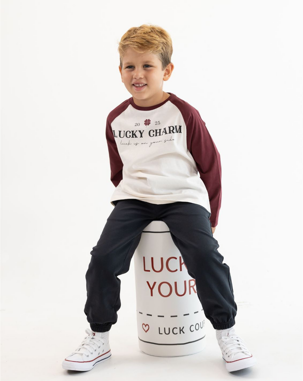 Boys Raglan Shirt & Pants Set  KC