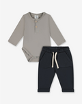 ボディスーツとガーシーパンツセット A19