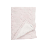 Double Sided Blanket - Knitted & Puffy 100 x 75 cm