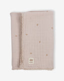 Large Muslin Blanket With Fringes 100*150cm