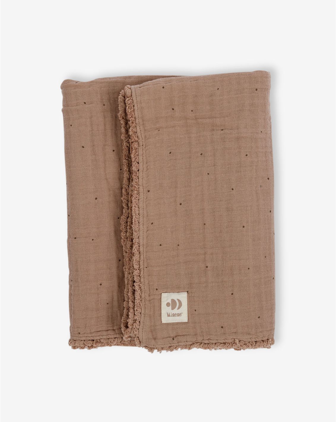 Large Muslin Blanket With Fringes 100*150cm