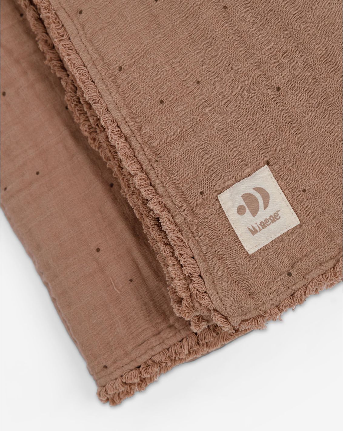 Large Muslin Blanket With Fringes 100*150cm