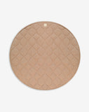 Muslin Round Quilted Play Mat 120cm