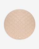 Muslin Round Quilted Play Mat 120cm