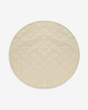 Muslin Round Quilted Play Mat 120cm