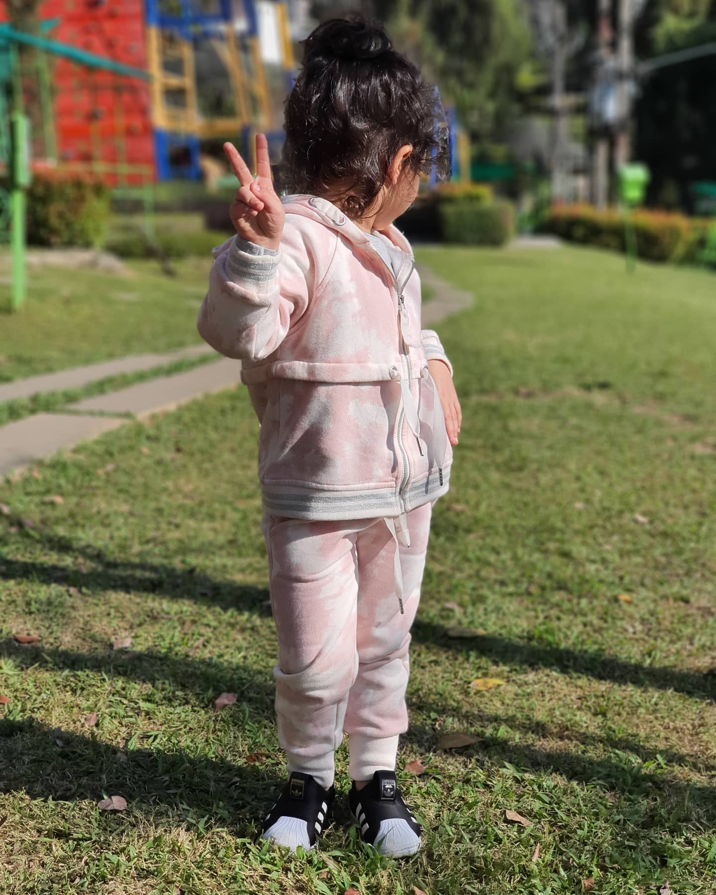 Pants E - Light Pink Printed